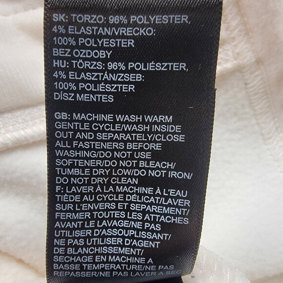 The North Face Sweatshirt Womens 1X Plus Ivory White Full Zip Jacket Outdoor - Picture 10 of 16